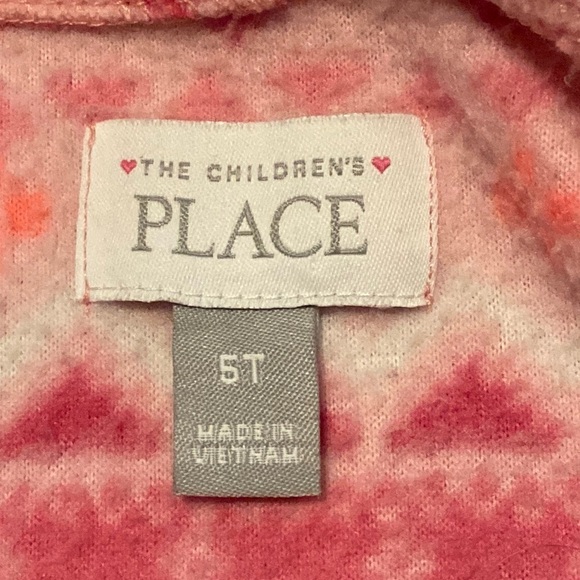 Children’s Place jacket with hood- pink size 5T - Picture 3 of 5